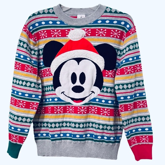 Authentic Disney Store Multicolor Mickey Mouse Christmas Sweater
Size Small - Picture 1 of 8